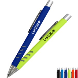 Brea Rubberized Aluminum Pen - HT9364