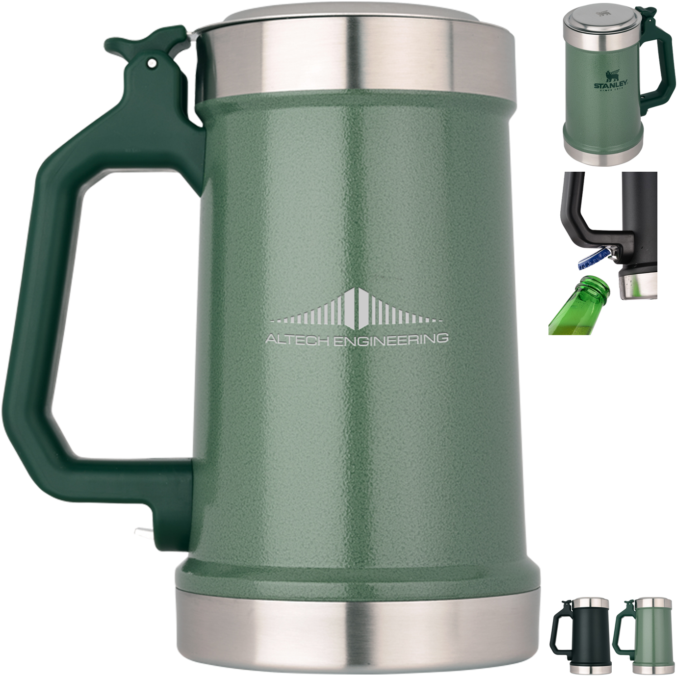 Product Photo 1 Stanley® Classic Bottle Opener Stainless Vacuum Insulated Beer Stein, 24oz.