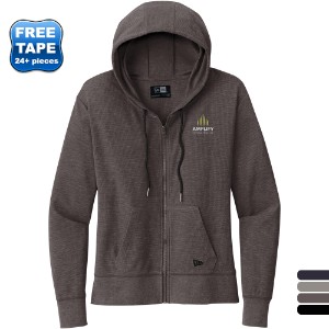 New Era® Thermal Cotton/Poly Full-Zip Ladies' Hoodie - WJ6490