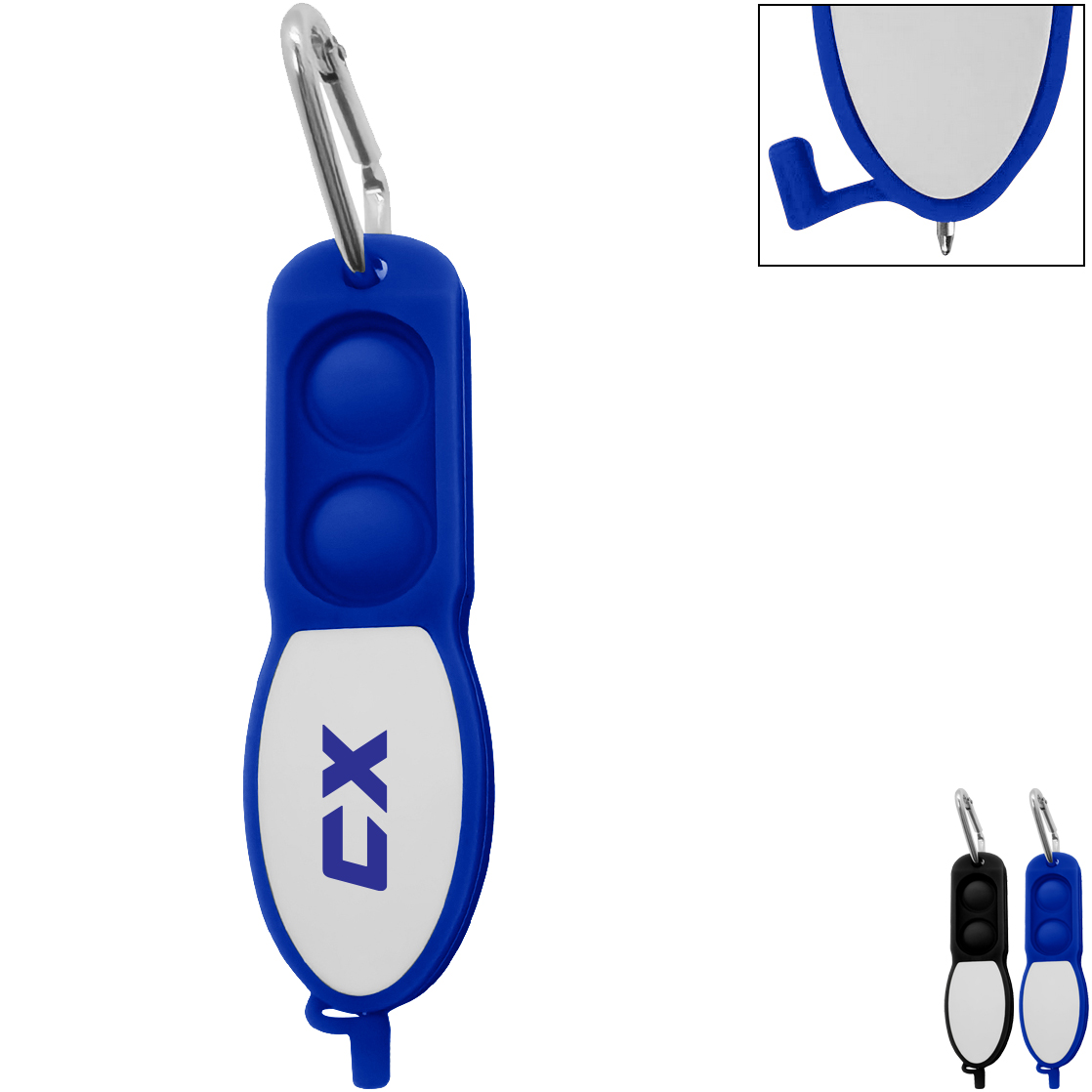 Product Photo 1 Push Pop Pen w/ Carabiner