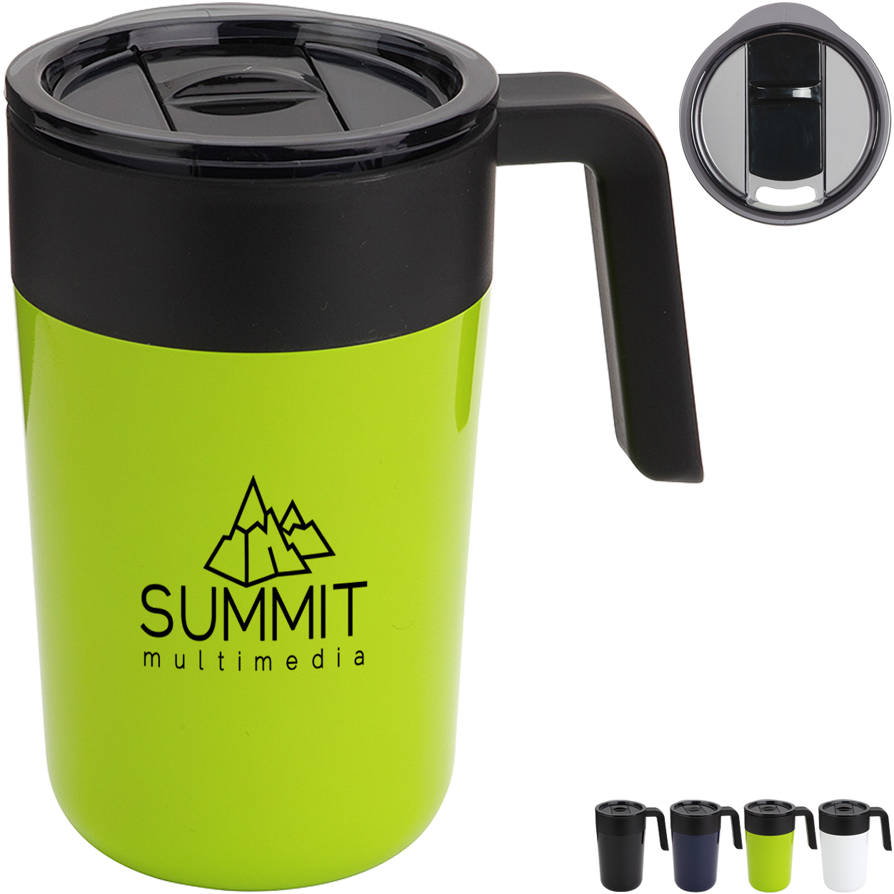 Product Photo 1 Omni Stainless Steel & Polpropylene Mug, 13oz.