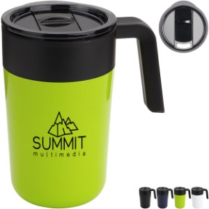 Omni Stainless Steel & Polpropylene Mug, 13oz. - AR9878