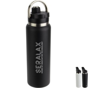 NAYAD® Traveler Stainless Double Wall Bottle w/ Twist-Top Spout, 40oz. - AR9853