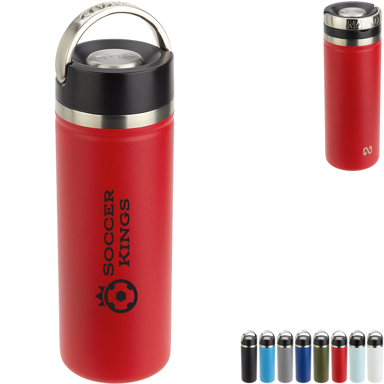 Product Photo 1 NAYAD® Roamer Stainless Double Wall Bottle, 18oz.