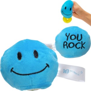 You Rock Smiley Face Plush and Gel Stress Buster™ - AR9887