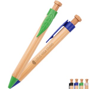 Camden Bamboo Wheat Straw Retractable Pen - HH3732