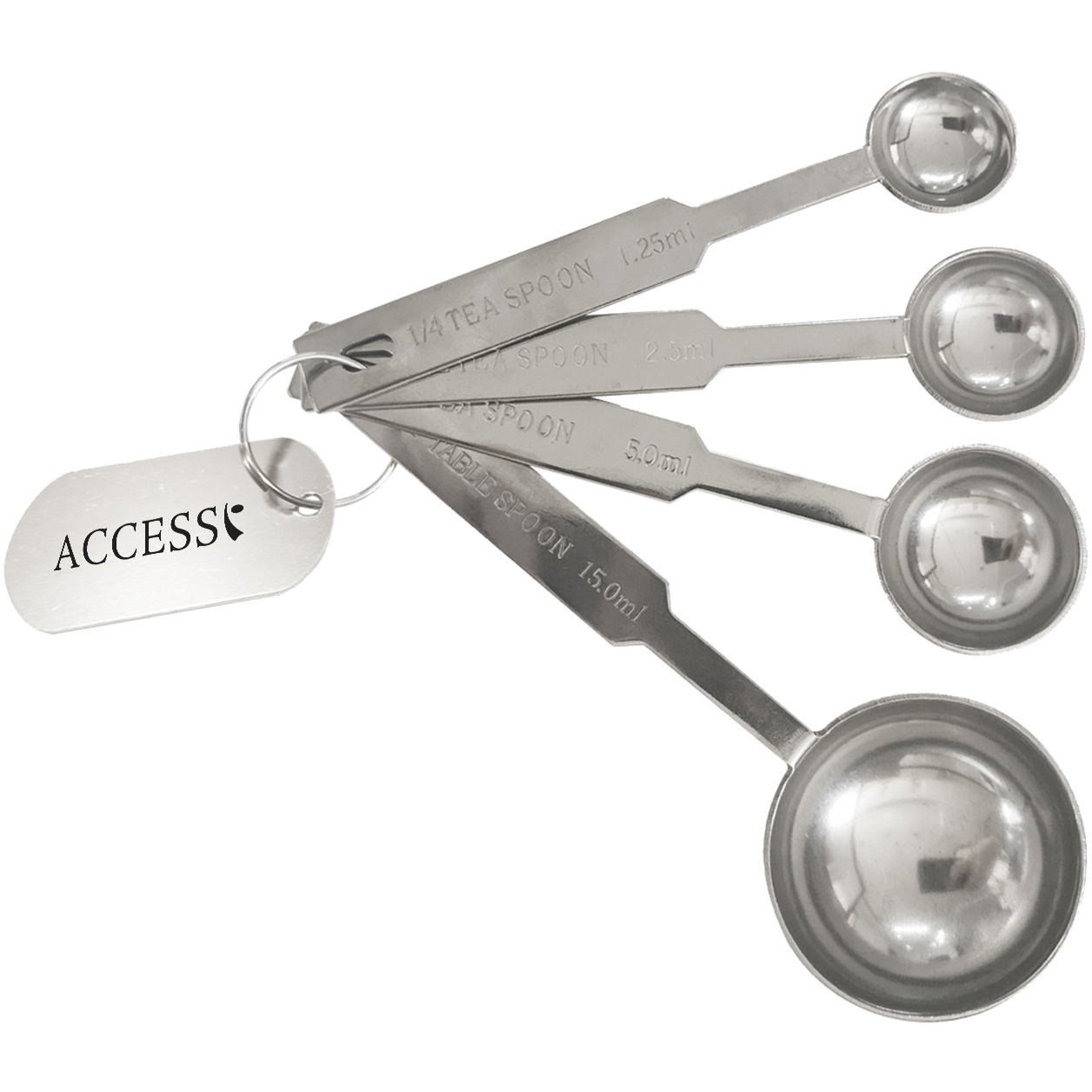 Product Photo 1 Four-Piece Stainless Steel Measuring Spoons