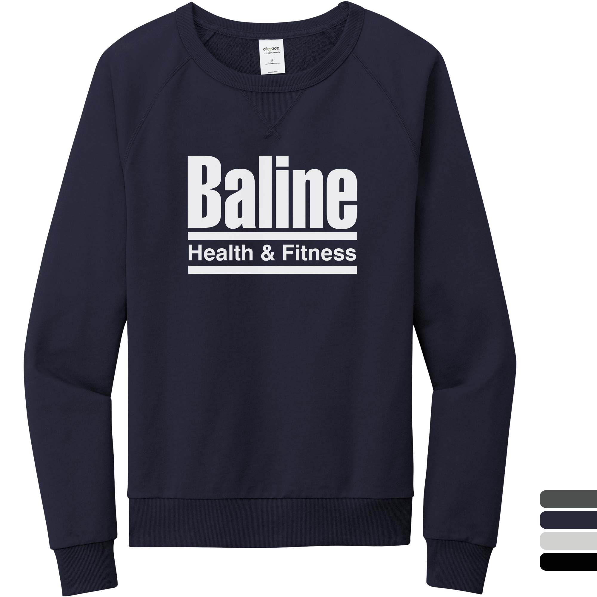 Product Photo 1 Allmade® Organic Cotton French Terry Crewneck Unisex Sweatshirt