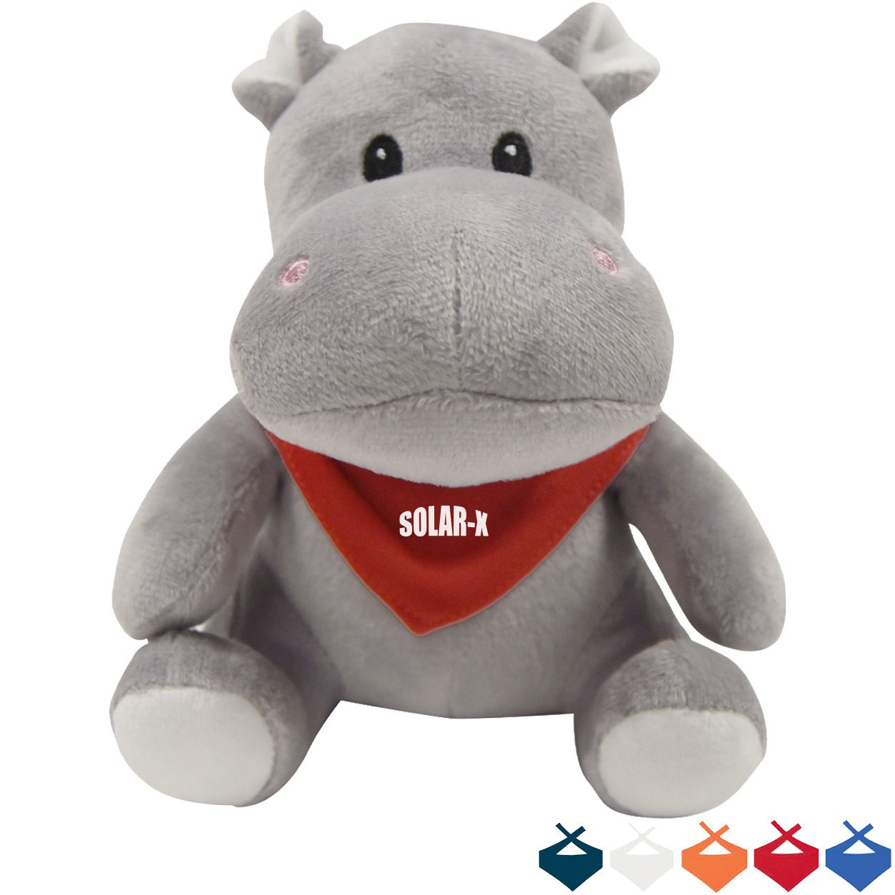 Product Photo 1 Herbie Plush Hippo w/ Bandana, 6"