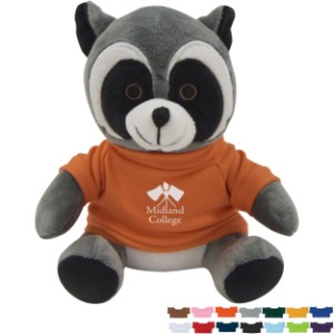 Rocco Plush Racoon w/ Shirt, 6" - HT9451