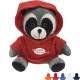 Rocco Plush Racoon w/ Hoodie, 6"