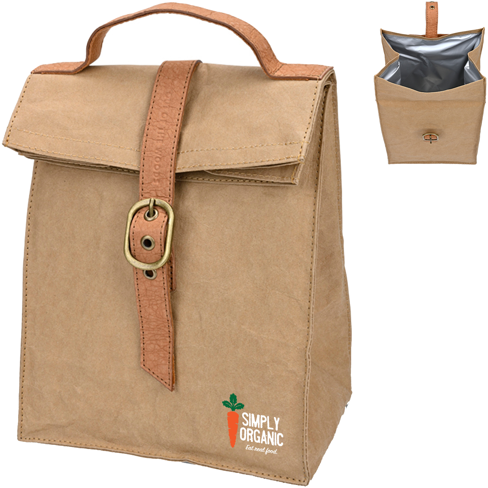 Product Photo 1 Out of the Woods® Reusable Supernatural Paper™ 6 Can Lunch Bag