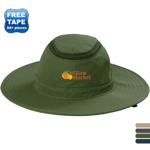 Port Authority® Outdoor Ventilated Poly/Nylon Wide Brim Hat - WJ6516