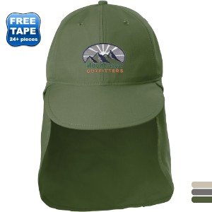 Port Authority® Outdoor UV Poly/Nylon Sun Shade Cap - WJ6518