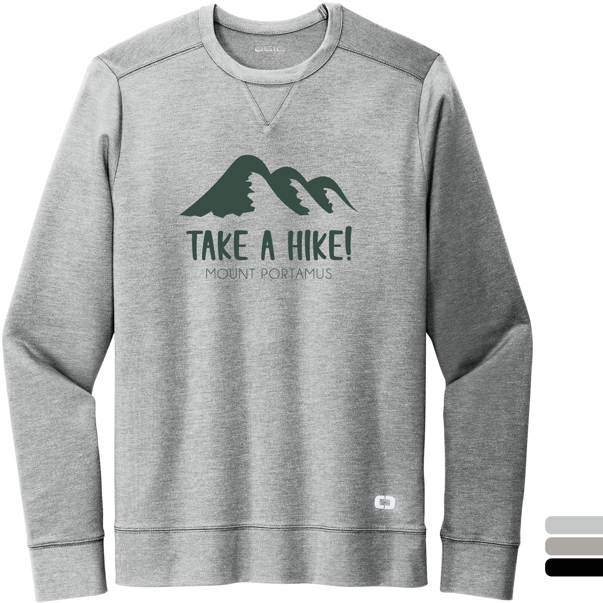 Product Photo 1 OGIO® Luuma Flex Modal/Poly/Spandex French Terry Long Sleeve Men's Crew Tee