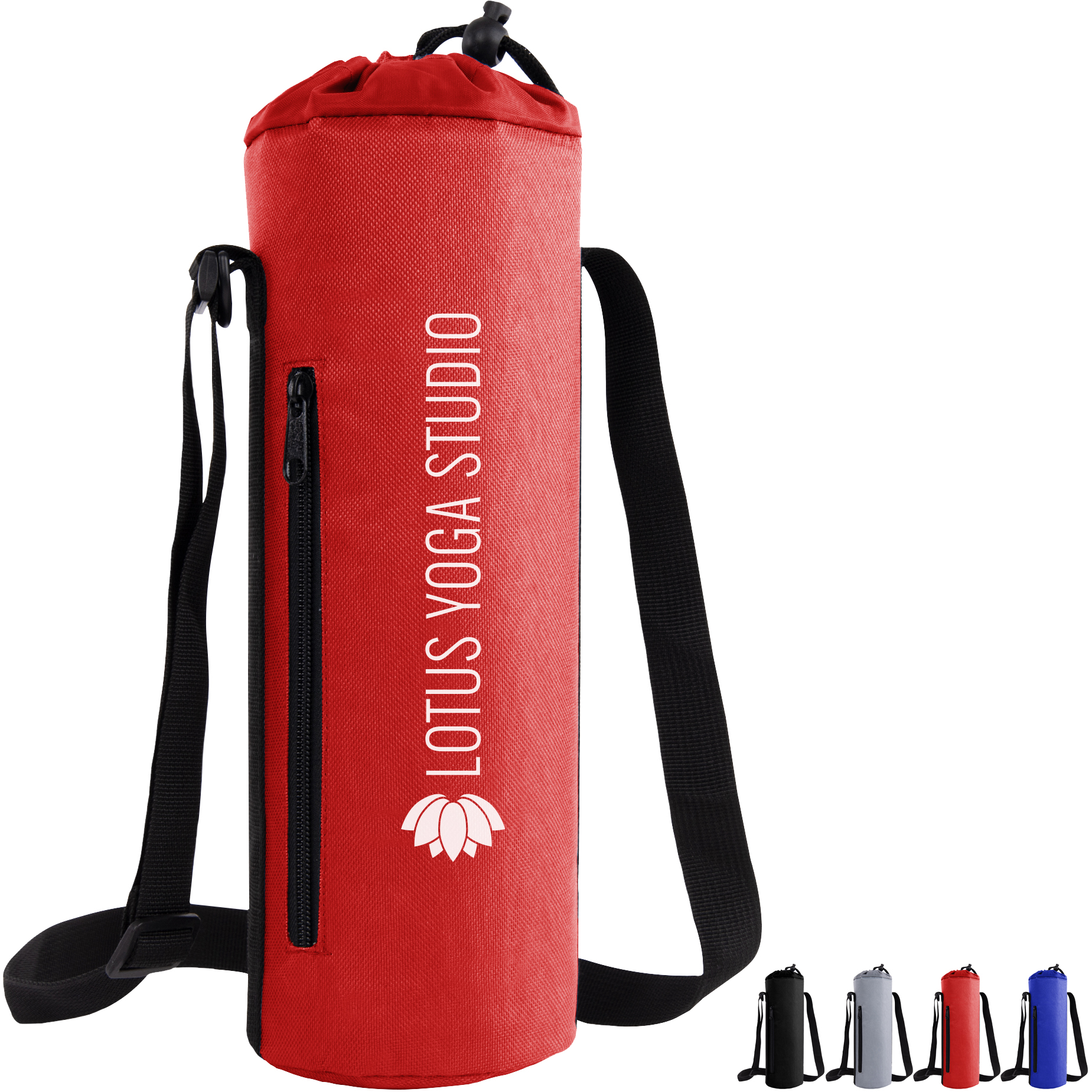 Product Photo 1 Aqua Sling Polyester Insulated Bottle Carrier - CLOSEOUT!