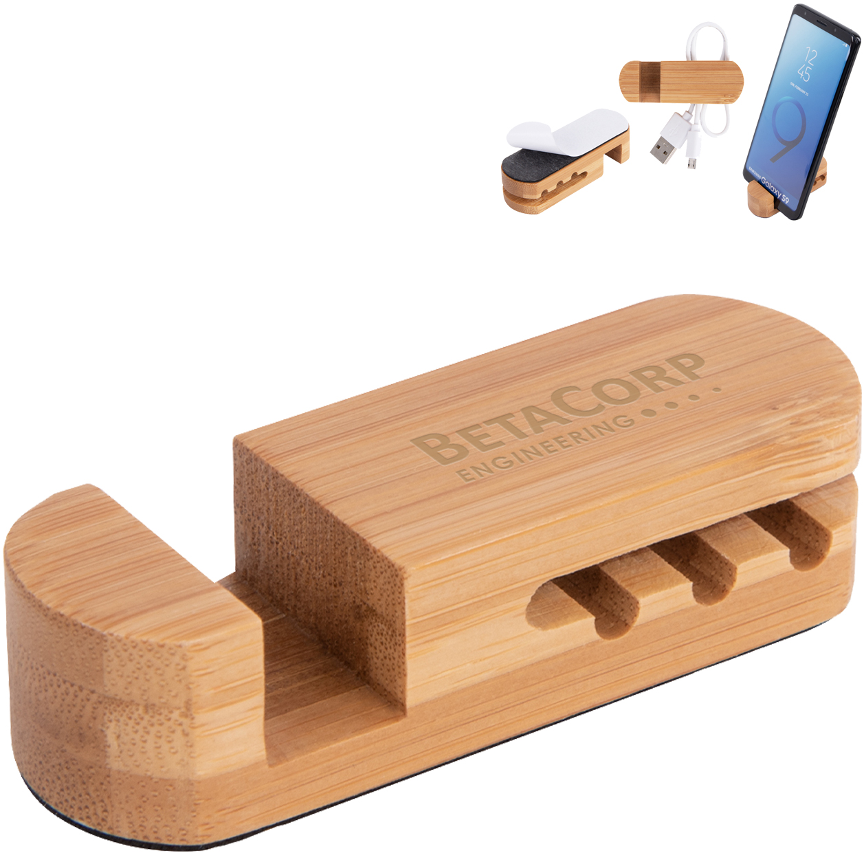Product Photo 1 Bamboo Desktop Cable Organizer