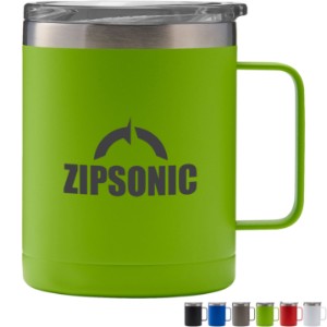Powder Coated Vacuum Insulated Stainless Steel Camping Mug, 14oz. - EV2745