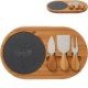 Oval Four-Piece Slate Cheese Board Set