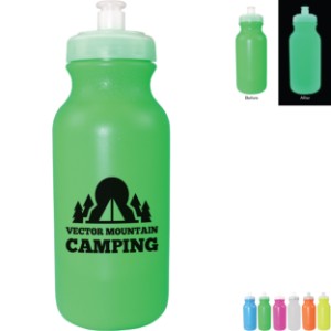 Nite Glow Value Cycle Bottle w/ Push 'N Pull Cap, 20oz. - AK2069