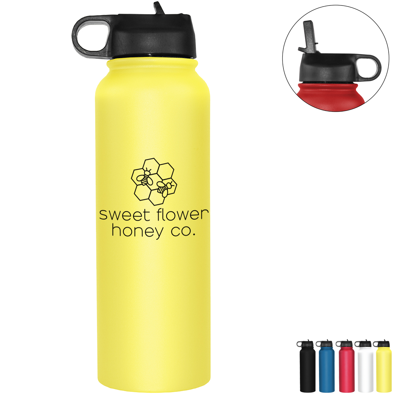 Product Photo 1 Memphis Vacuum Insulated Sports Bottle w/ Straw Lid, 32oz.