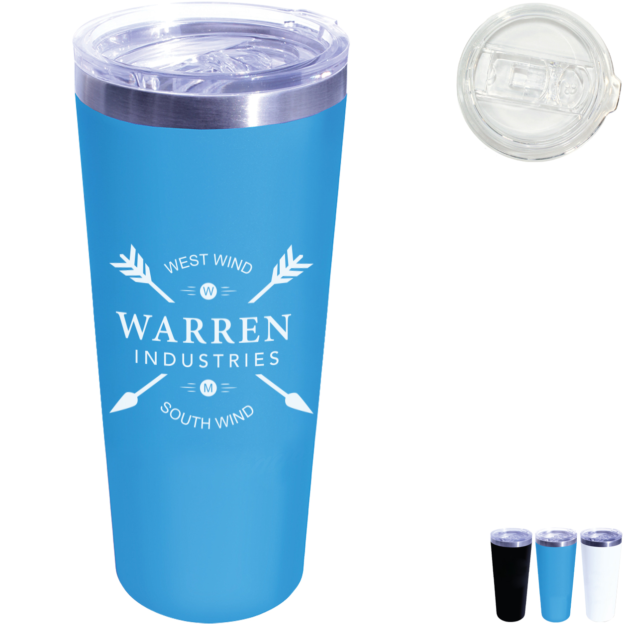 Product Photo 1 Memphis Vacuum Insulated Tumbler w/ Slide Lid, 22oz.