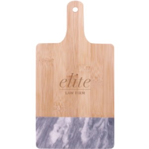 Black Marble & Bamboo Cutting Board - HT9485