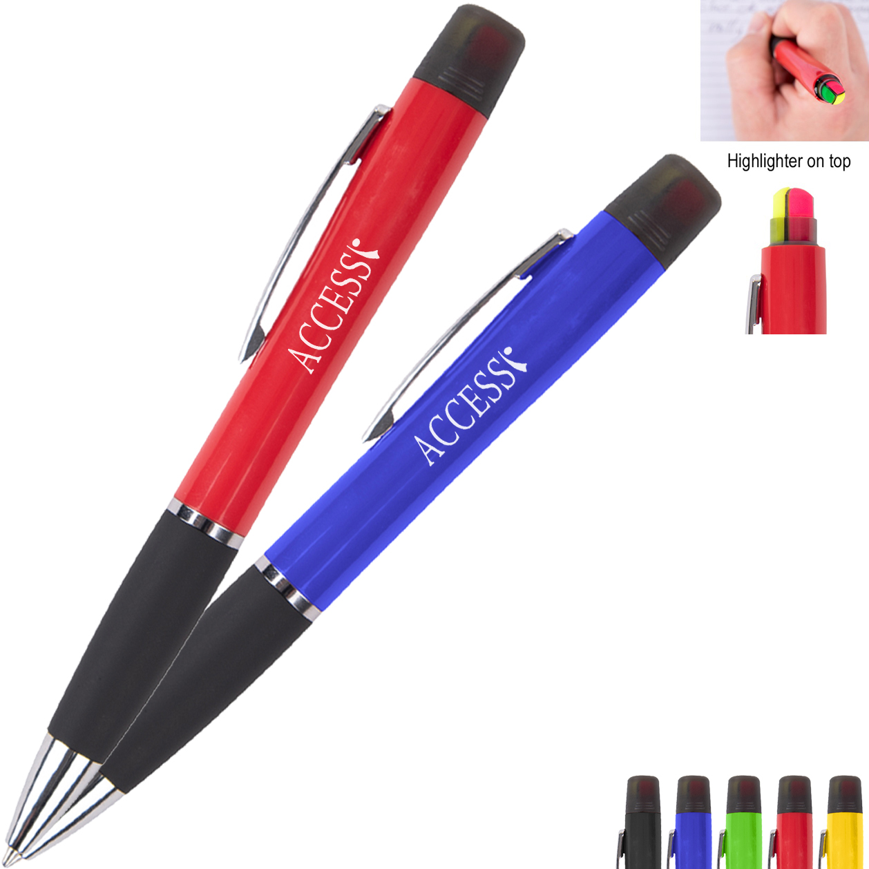 Product Photo 1 Emerson Twist Action Pen w/ Highlighter - CLOSEOUT!