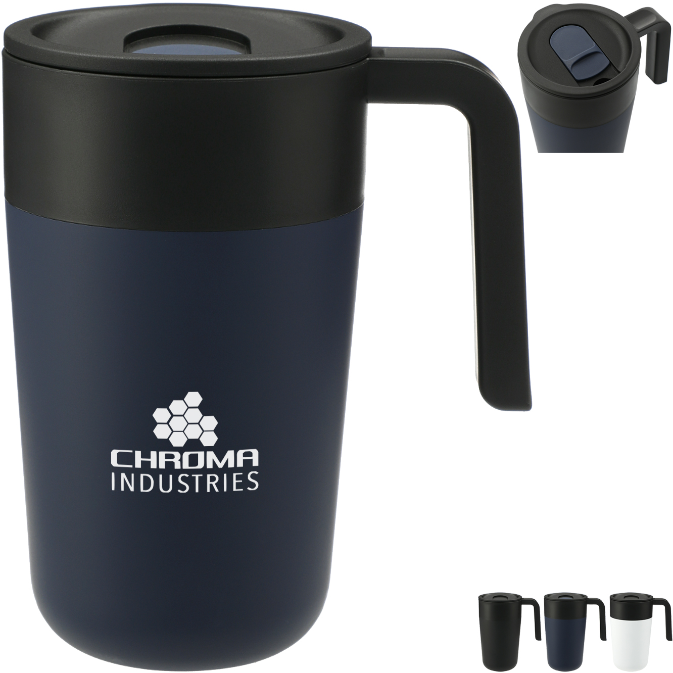 Product Photo 1 Sigrid Stainless Steel & Recycled PP Liner Mug, 16oz.