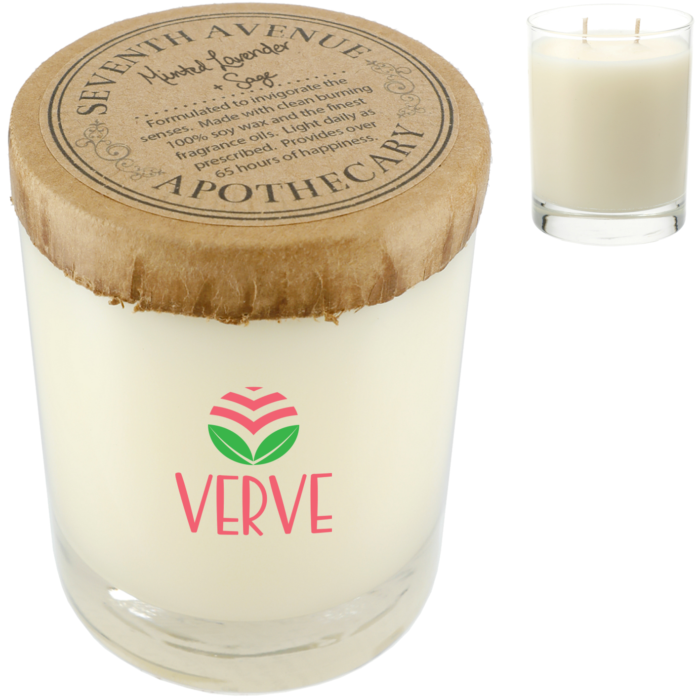 Product Photo 1 Seventh Avenue Apothecary Minted Lavender & Sage Glass Jar Candle, 11oz.