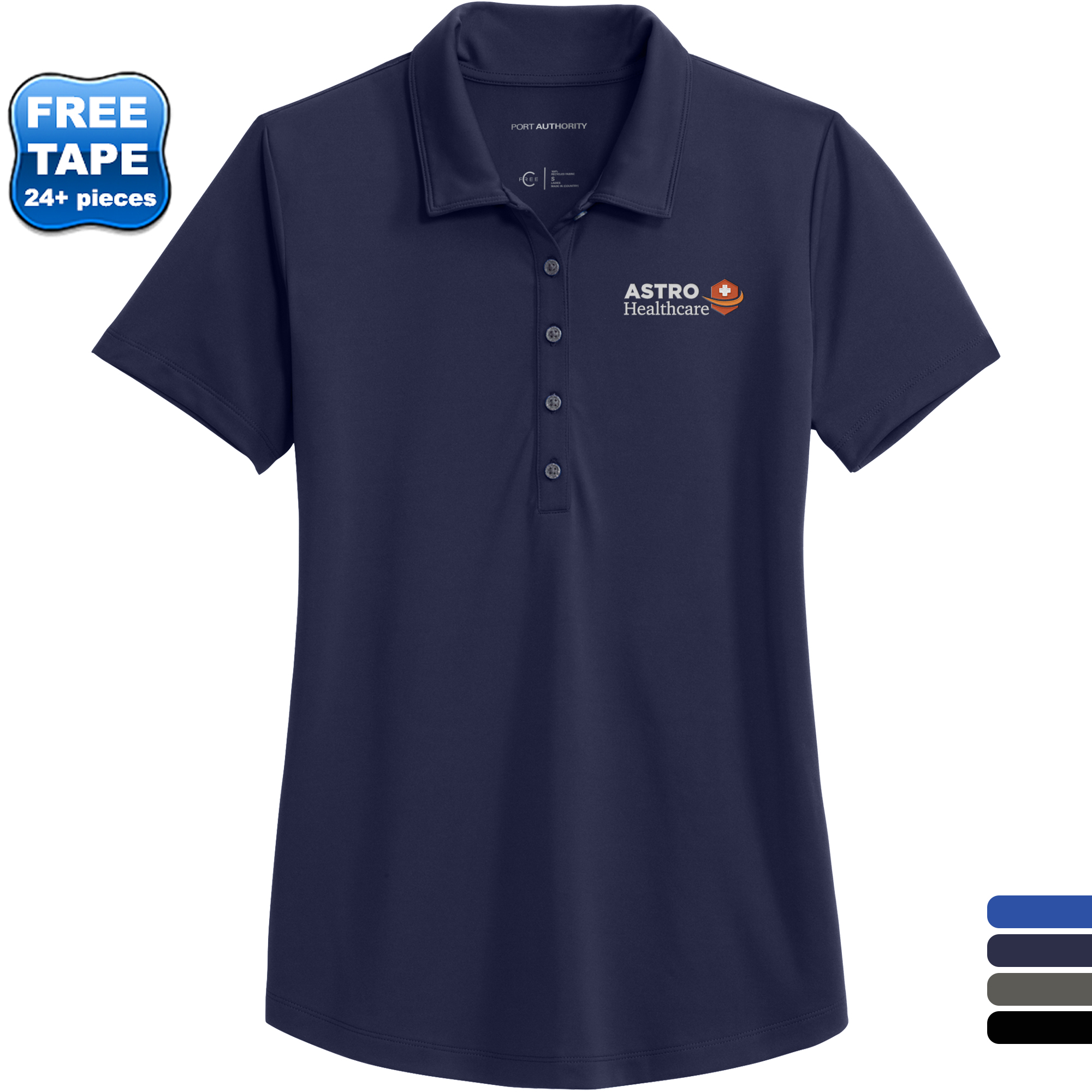 Product Photo 1 Port Authority® C-FREE™ Recycled Polyester Snag-Proof Ladies' Polo