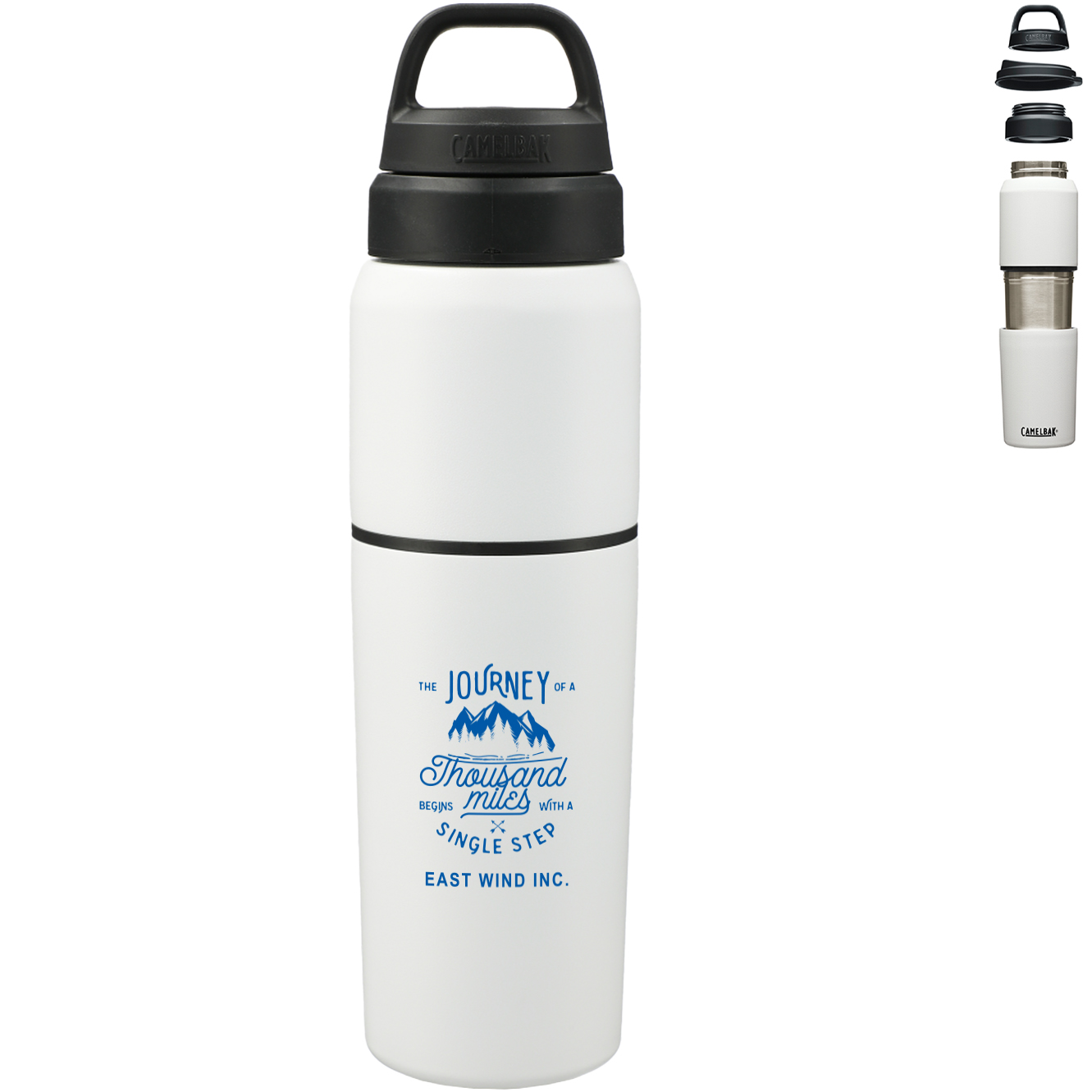 Product Photo 1 CamelBak® MultiBev Double-Wall Insulated Bottle w/ Detachable Cup, 22oz.