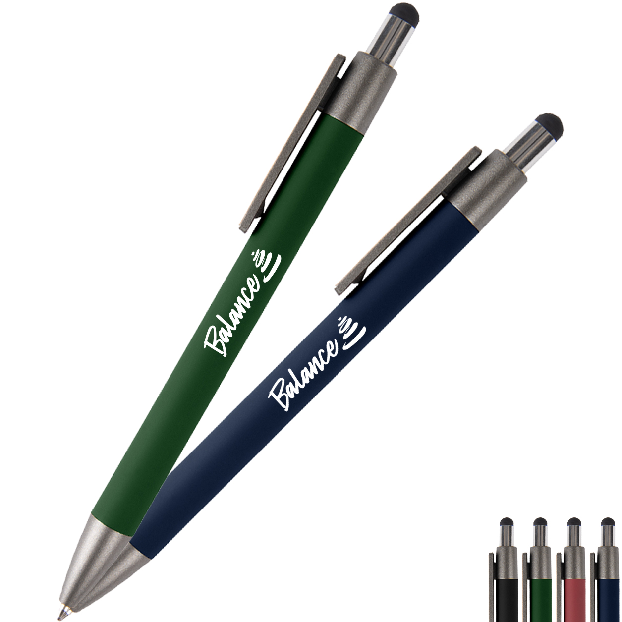 Product Photo 1 Cambridge Rubberized Aluminum Pen - CLOSEOUT!
