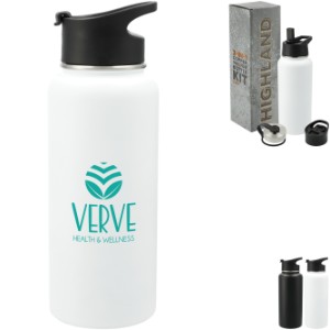 Highland 3-in-1 Copper Stainless Steel Vacuum Insulated Bottle, 32oz. - LD2263