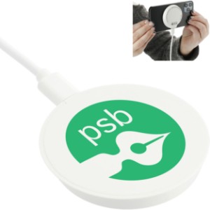 Recycled ABS MagClick™ Fast Wireless Charging Pad - LD2234