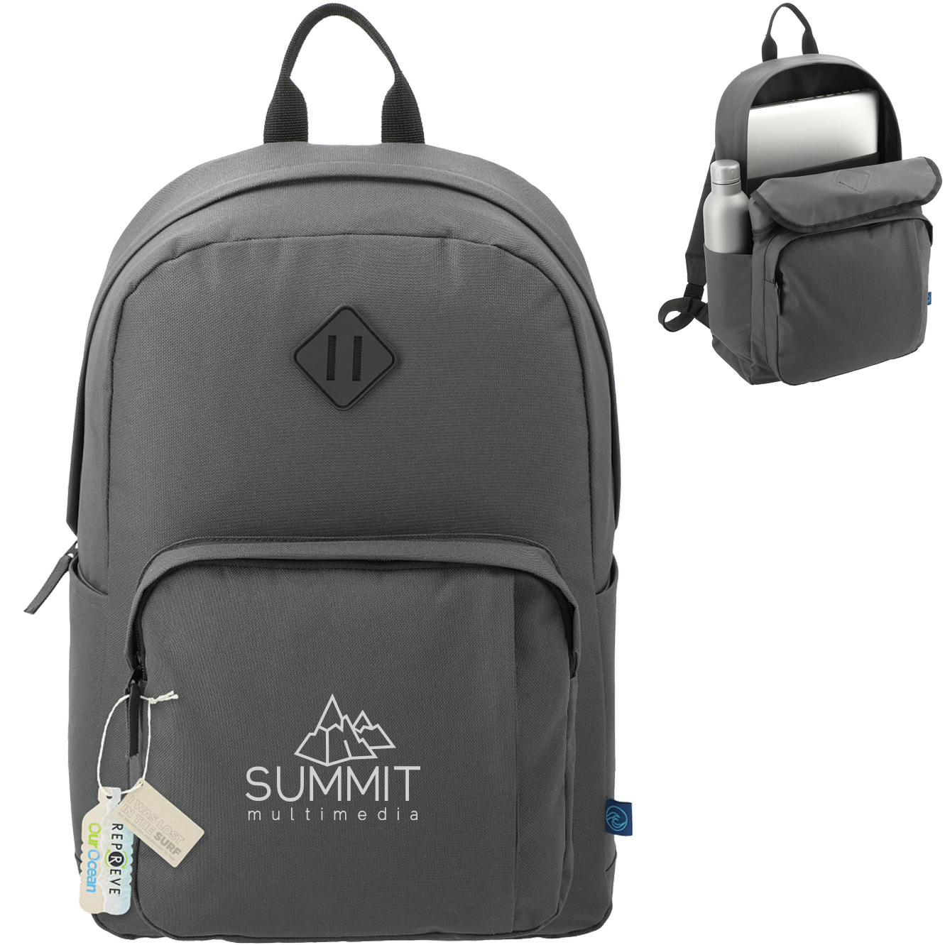 Product Photo 1 Repreve® Ocean Everyday Recycled Polyester 15" Computer Backpack