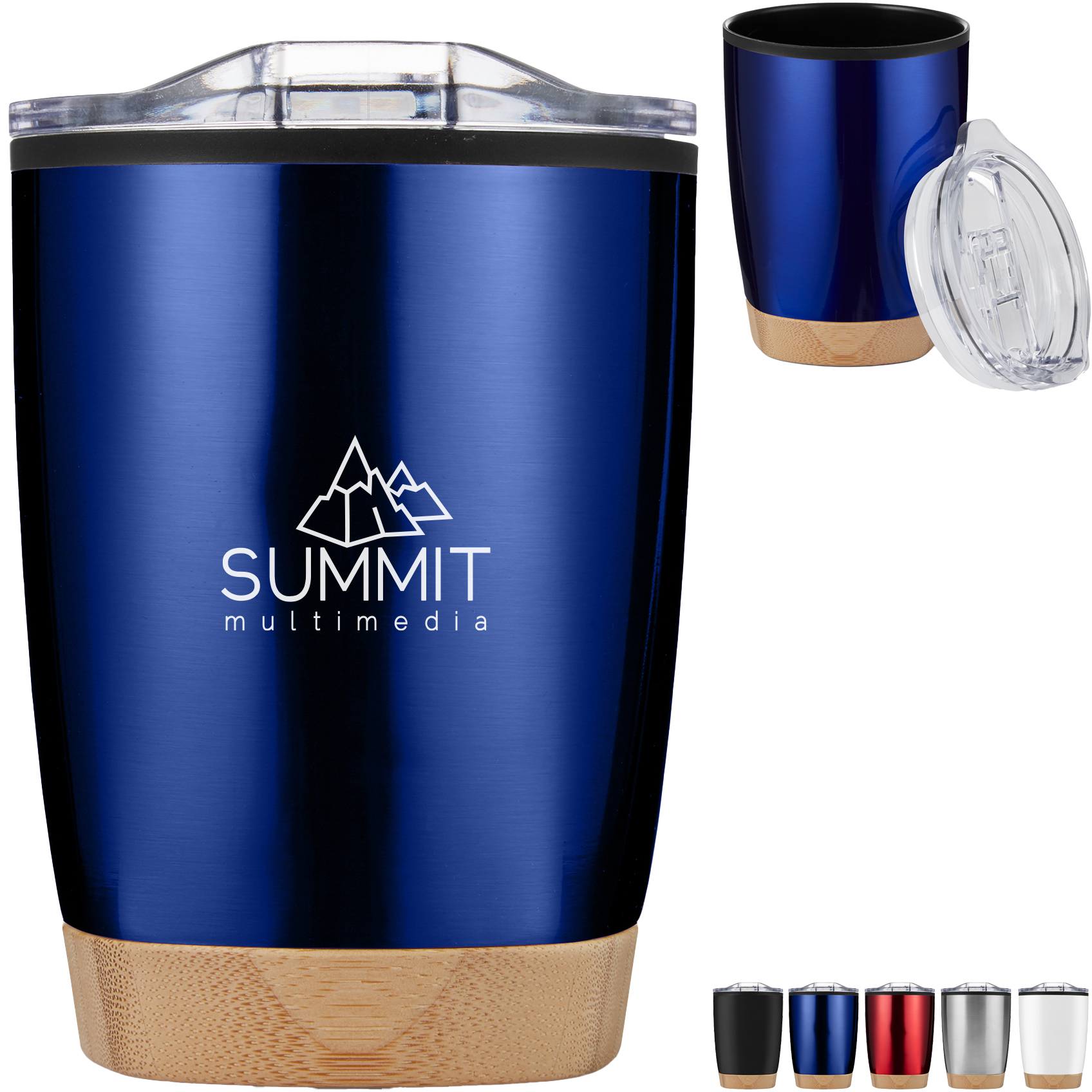 Product Photo 1 Symmetry Tumbler with Bamboo Base, 12oz.