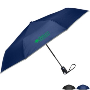 Auto Open Umbrella with Reflective Trim - PM8864