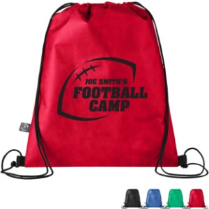 Conserve Rpet Non-Woven Drawstring Backpack - CLOSEOUT! - PM8866