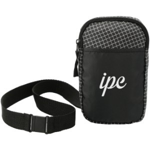 Grid Lanyard Nylon Crossbody Phone Pouch - BT3335