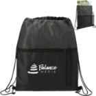 Photo 5 Grid Nylon Drawstring Bag