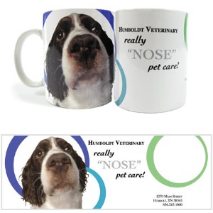 Dog Nose Design, Stoneware Mug, 11oz. - WW5005