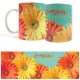 Daisy Design, Stoneware Mug, 11oz.