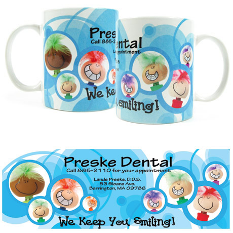 Product Photo 1 Goofy Smiling Design, Stoneware Mug, 11oz.