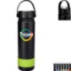Metal Top Colorful Banded Bottle, 24 oz.