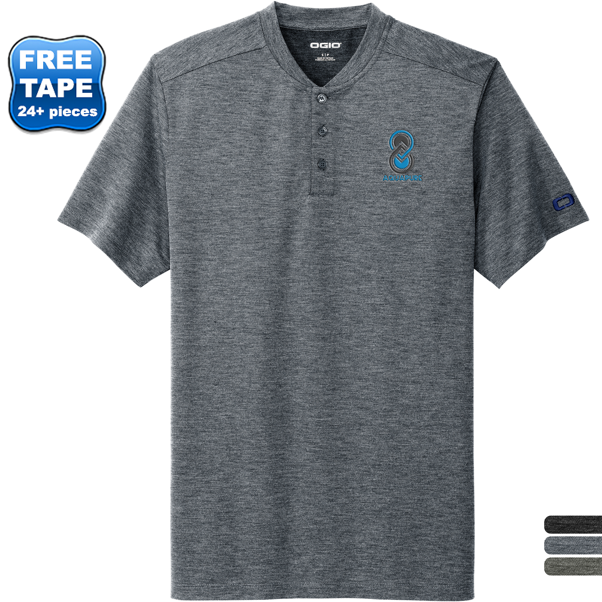 Product Photo 1 OGIO® Evolution Poly/Rayon/Spandex Men's Henley