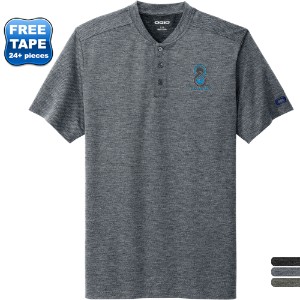 OGIO® Evolution Poly/Rayon/Spandex Men's Henley - WJ6549