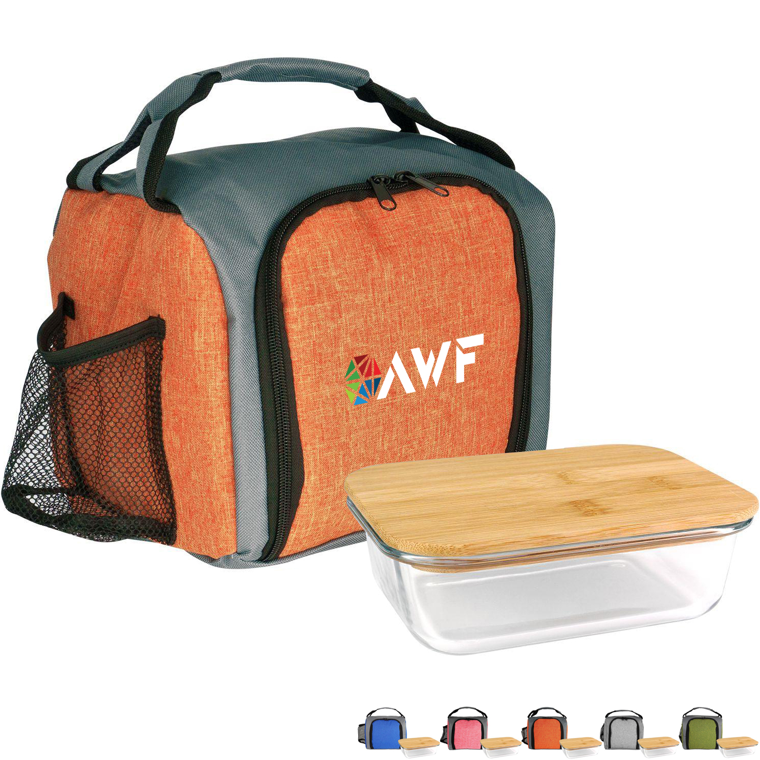 Product Photo 1 Up Front Bamboo Lunch Set