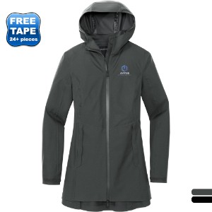 MERCER+METTLE™ Waterproof Poly Twill Ladies' Rain Shell - WJ6551