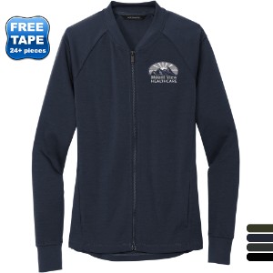 MERCER+METTLE™ Double-Knit Polyester Ladies' Bomber - WJ6556
